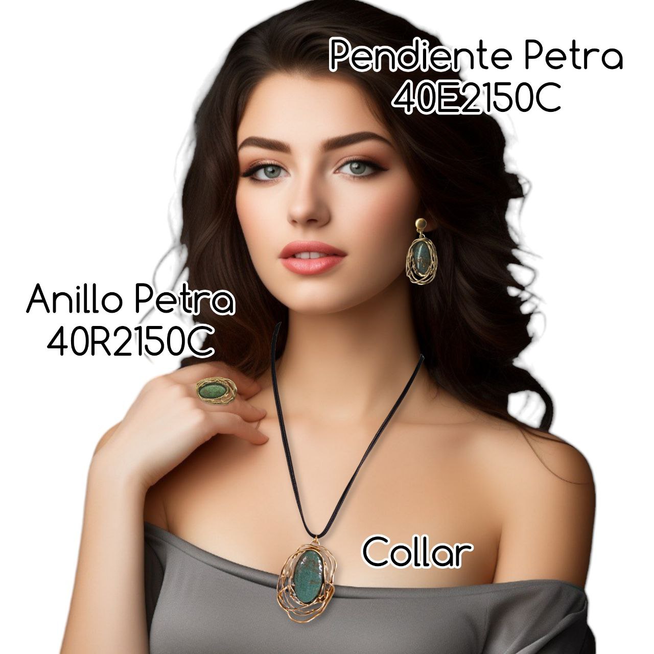 TROPIC ART collar Petra 40N2150